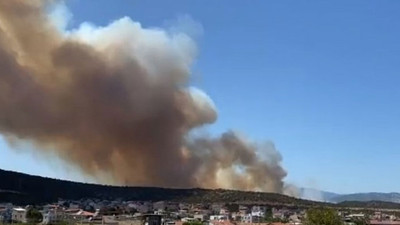 İzmir’de orman yangını