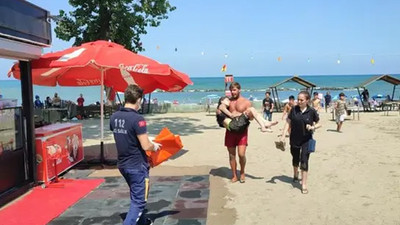 Küçük çocuk kıl payı ölümden döndü