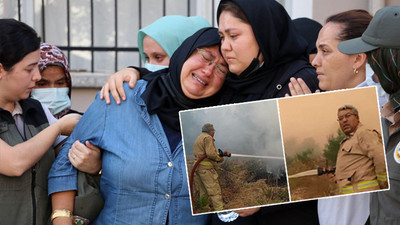 Manavgat yangınında hayatını kaybeden itfaiyeci Yaşar Cinbaş son yolculuğuna uğurlandı