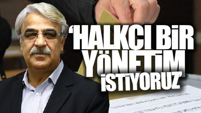 Sancar: HDP her türlü görev ve sorumluluğu üstlenmeye hazırdır
