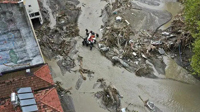 Selde mahsur kalan 353 vatandaş tahliye edildi