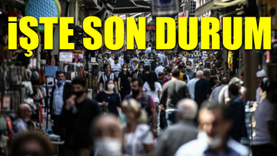 Türkiye'nin yeni koronavirüs tablosu açıklandı