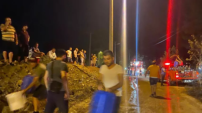 Yangın bölgelerinde halk seferberliği