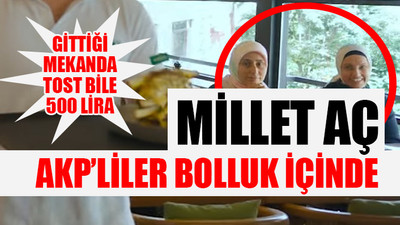 12 bin liralık ayakkabıdan sonra bir AKP vekil de lüks mekandan çıktı