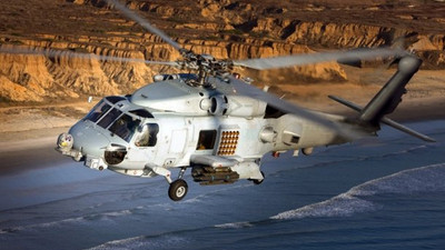 ABD ordusuna ait helikopter denize çakıldı