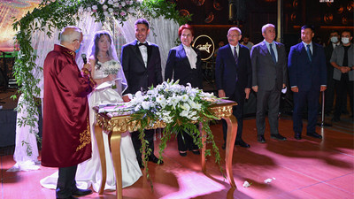 Akşener, Kılıçdaroğlu ve Yavaş, Almaş ve İlteriş çiftinin düğününe katıldı