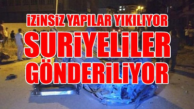 Altındağ'daki mülteci gettoları yıkılıyor