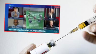 Aşı karşıtı isim canlı yayını karıştırdı