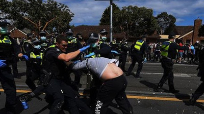 Avustralya’da karantina karşıtı gösterilerde arbede: 267 gözaltı