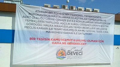 CHP'li başkandan belediyeye gelen hacizlere afişli tepki