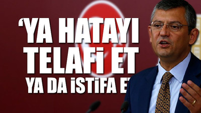 CHP'li Özgür Özel'den Erdoğan'a sert sözler