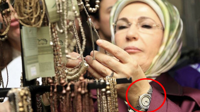 Emine Erdoğan'ın saati 30 bin Euro'dan başlıyor