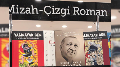 Erdoğan'ın kitabı 'Mizah' reyonunda 