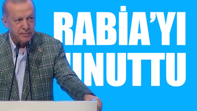 Erdoğan 'yeminini' bıraktı...