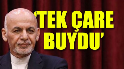 Eski Afganistan Cumhurbaşkanı Eşref Gani halkından özür diledi