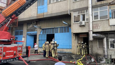 Eyüpsultan’da korkutan iş yeri yangını