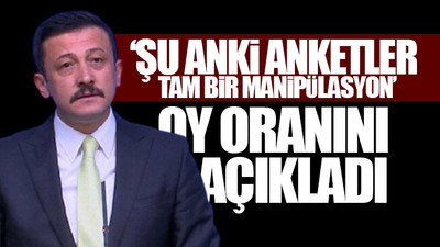 İşte AKP'nin seçim anketi!