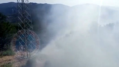 İzmir'de korkutan orman yangını