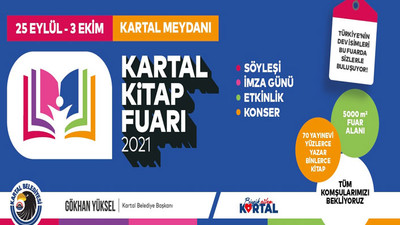 Kartal Kitap Fuarı, okurseverler ile yazarları yarın buluşturuyor