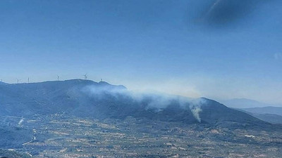 Kemalpaşa'da ormanlık alanda yangın çıktı