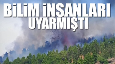 La Palma adasında volkanik patlama