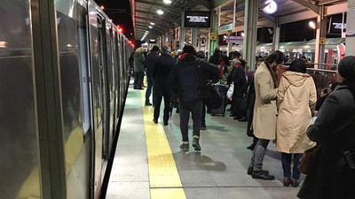 Marmaray 'acil durum' denilerek boşaltıldı
