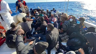 Muğla açıklarında 134 düzensiz göçmen kurtarıldı