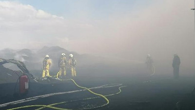 Silivri'de aynı fabrikada yine yangın çıktı