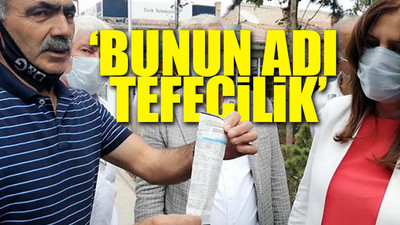 Su faturası 1238 lira gelen yurttaş isyan etti