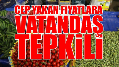 Vatandaş pazardaki sebze-meyve fiyatlarına isyan etti