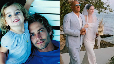 2013'te ölen Paul Walker'ın kızı evlendi: O görevi Vin Diesel üstlendi
