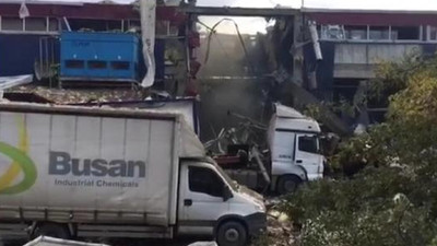 Bursa'da fabrikada patlama