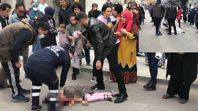 Caddede oyun oynayan küçük kızın feci ölümü