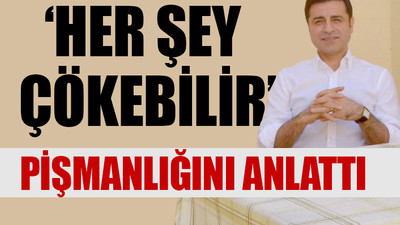 Demirtaş: Herkes, her an seçime hazır olmalıdır