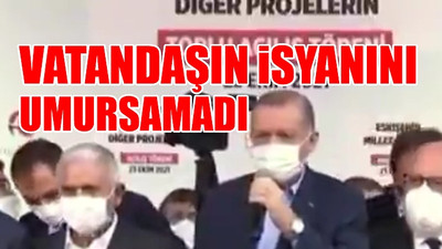 Erdoğan evi yanan vatandaşın feryadını duymazdan geldi