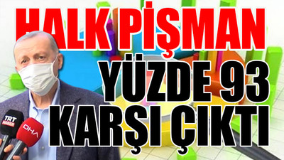 Erdoğan'a anket şoku!