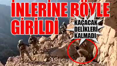 Irak'ın kuzeyinde PKK'ya nefes kesen operasyonun görüntüleri