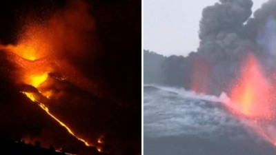 İspanya'daki yanardağ hava kalitesini düşürdü