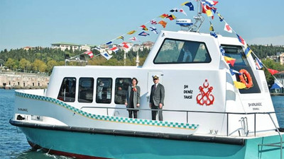 İstanbul'un yeni deniz taksilerinin ilk müşterisi İmamoğlu oldu