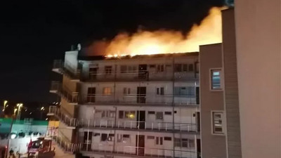 Kumburgaz'da korkutan yangın 