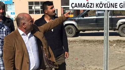 Tokat'ta 'AKP'li giremez' tabelası