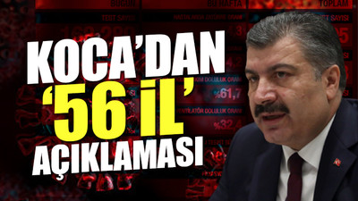 Türkiye'nin son koronavirüs tablosu...