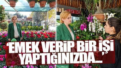 Bahçeşehir'in renkli mayası: Çiçek ambalajlı ürün değil