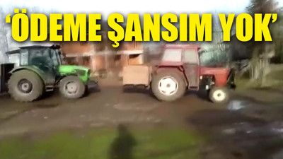 Borçlu çiftçi isyan etti