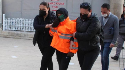 Camide bale yapan kadın gözaltına alındı