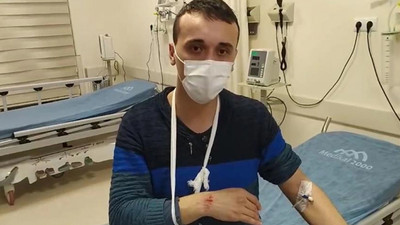 Deprem sırasında merdivenden düşerek yaralanan genç yaşadıklarını anlattı