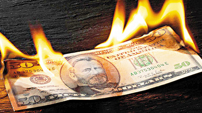 Dolar yine alevlendi