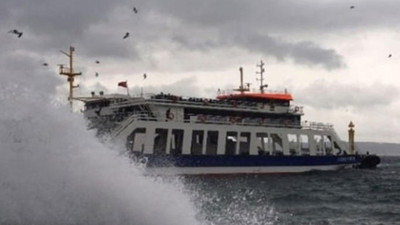 Gökçeada ve Bozcaada'ya yarınki bazı feribot seferleri iptal edildi