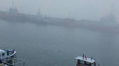 İstanbul Boğazı'nda gemi trafiğine sis engeli