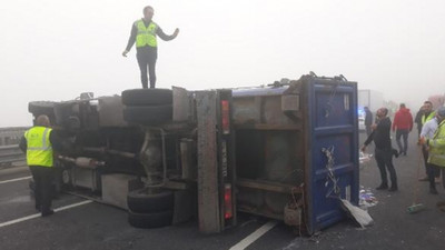 Kuzey Marmara otoyolunda kaza